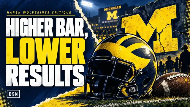 Video thumbnail for Michigan is being judged by a much higher standard