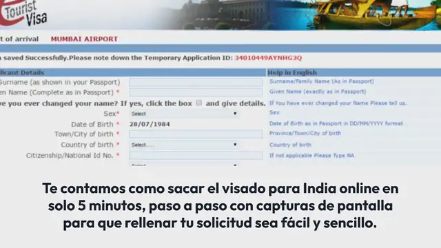 Video thumbnail for Como sacar el visado para INDIA online en 5 minutos (E-visa)