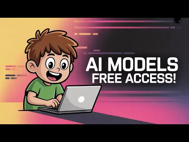 Video thumbnail for These Websites Gives You INSANE Access to ALL the Latest AI Models… Unlimited & Free!