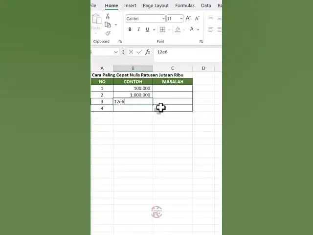 Video thumbnail for Excel Hack Terbaik: Format Angka Besar Tanpa Pusing! #Excel #ExcelTips