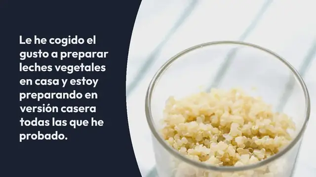 Video thumbnail for Leche de Quinoa
