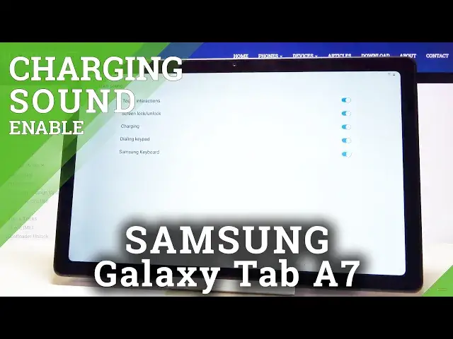 Video thumbnail for How to Turn Off Charging Sound in SAMSUNG Galaxy Tab A7 2020 – Find Charging Sounds