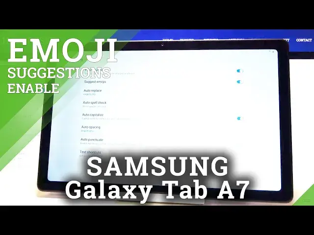 Video thumbnail for How to Enable Emoji Suggestions in SAMSUNG Galaxy Tab A7 2020  - Predicting Emojis