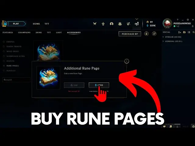 Video thumbnail for How to Get more Rune Pages in League of Legends - Buy Rune Pages LOL