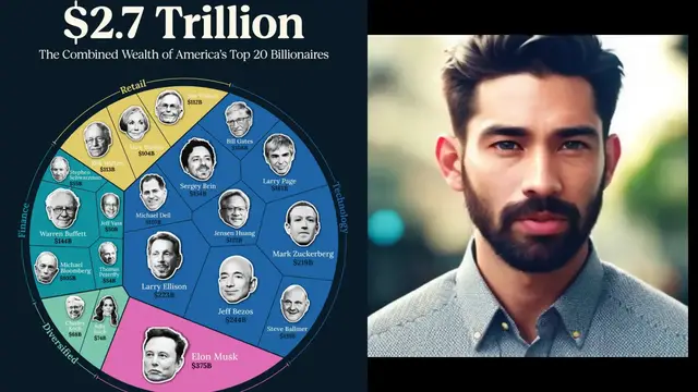 Video thumbnail for The Wealth Of America’s Top 20 Billionaires (2025)