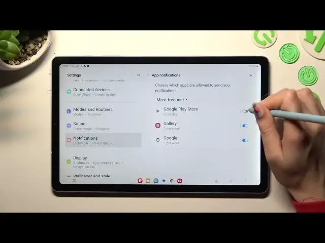 Video thumbnail for How to Turn On / Off Apps Notifications on Samsung Galaxy Tab s6 Lite 2022?