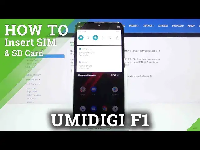 'Video thumbnail for How to Insert SIM and Micro SD to UMIDIGI F1 – Card Slots'