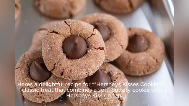 Video thumbnail for hershey kisses cookies recipe