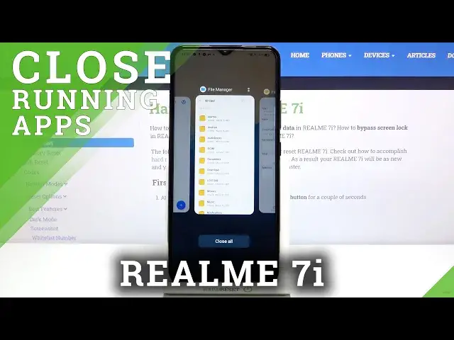 'Video thumbnail for How to Close Running Apps in REALME 7i - Background Applications'