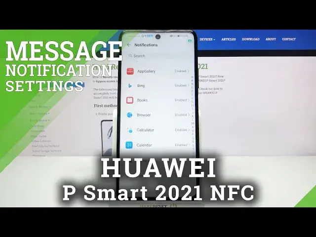 Video thumbnail for How to Turn On / Off App Notifications on HUAWEI P Smart 2021 NFC – Manage Notifications