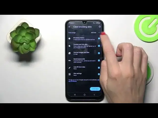 'Video thumbnail for How to Clear Browsing Data on SAMSUNG Galaxy A05s?'
