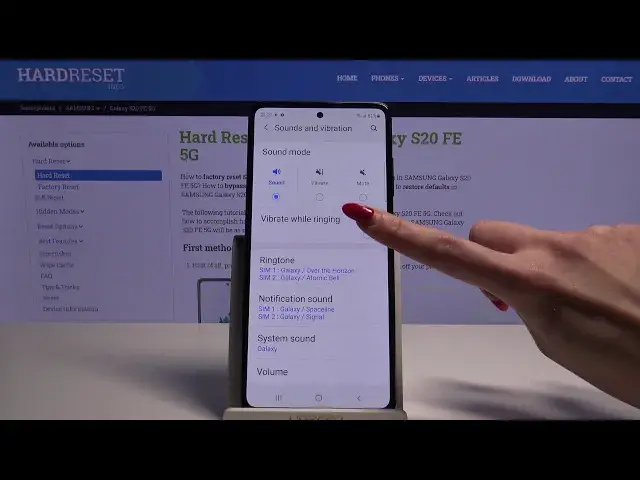 Video thumbnail for How to Turn On Vibration in SAMSUNG Galaxy S20 FE 5G – Activate Vibrations