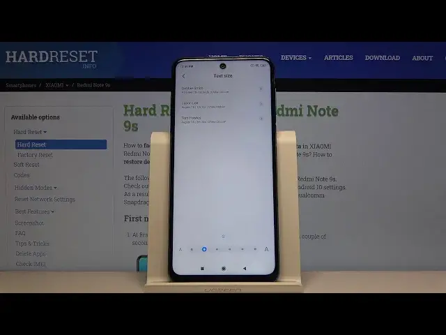 'Video thumbnail for How to Change Font Size in Xiaomi Redmi Note 9s – Set Up Font Size'