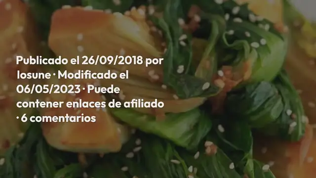 Video thumbnail for Cómo Cocinar Bok Choy