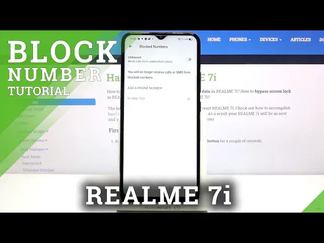 'Video thumbnail for How to Block Number in REALME 7i - Avoid Calls & Messages'