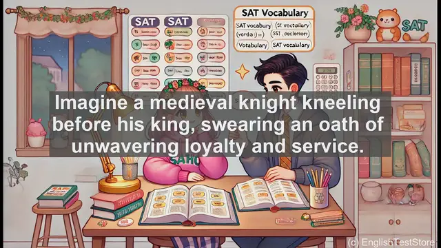 Video thumbnail for 5000 Must Know SAT Vocabulary - SAT Vocabulary: Understanding 'Fealty' - A Pledge of Loyalty