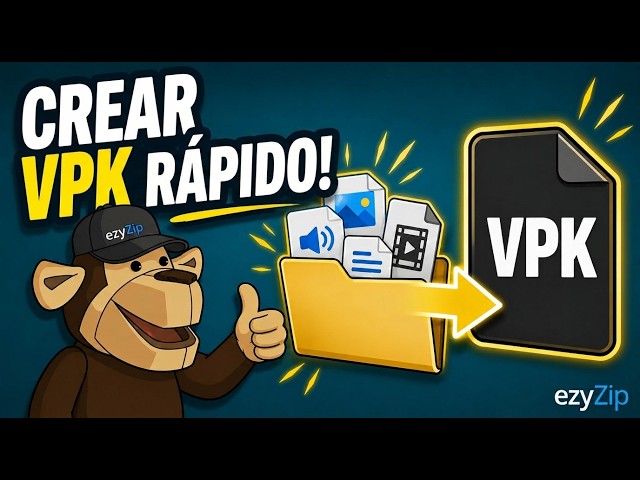Video thumbnail for 📦 Cómo Crear Archivos VPK en Línea Gratis | Sin Instalación de Software