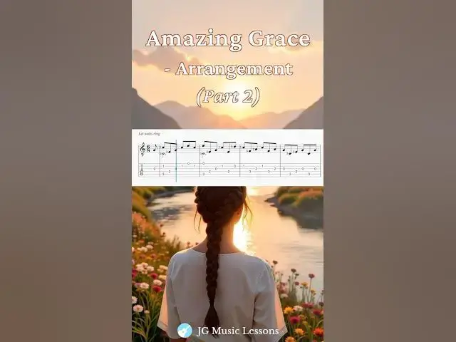 'Video thumbnail for Amazing Grace fingerstyle guitar tabs 🎸'