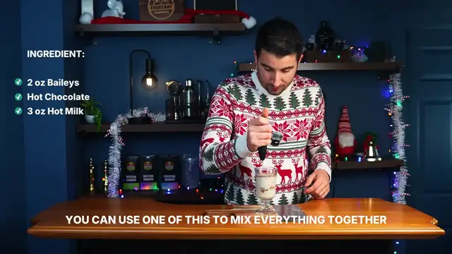 Video thumbnail for 3 EASY HOT Christmas Cocktails That Wow Every Guest(720P HD)