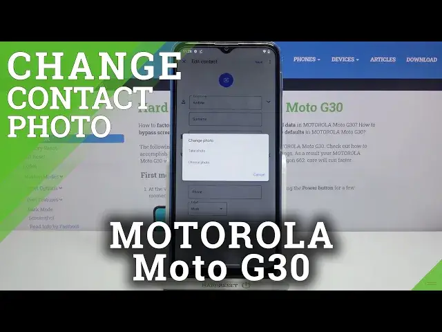 'Video thumbnail for How to Personalize Contacts Profiles in Motorola Moto G30 - Add Photo to Contact'