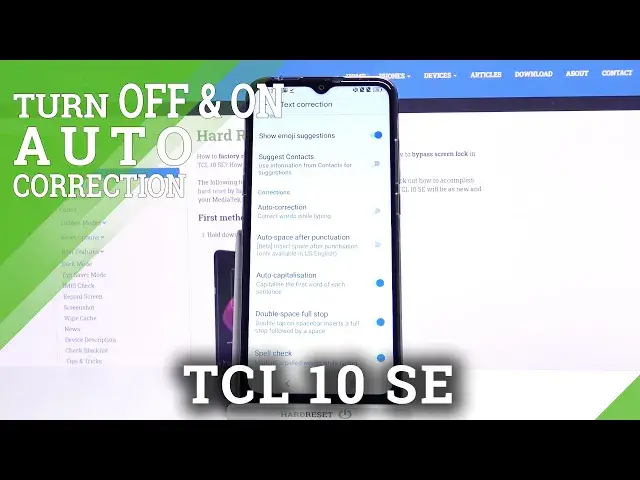'Video thumbnail for Activate Auto-Correction – TCL 10 SE and Text Correction Options'
