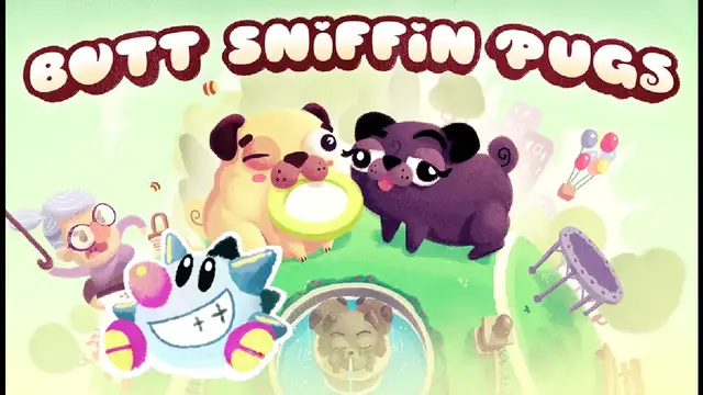 Video thumbnail for Let's Play Butt Sniffin Pugs: Explore a park as a pug! (press prototype)