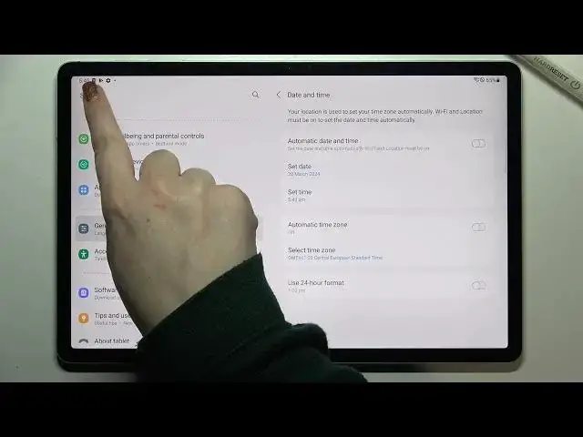 'Video thumbnail for How to Change Date & Time in SAMSUNG Galaxy Tab S7 FE – Manage Time Zone Settings'