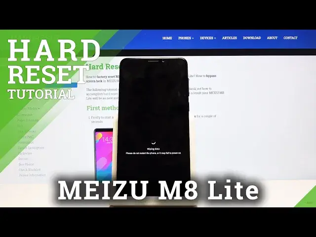'Video thumbnail for How to Factory Reset MEIZU M8 Lite – Wipe Data / Erase All Content & Settings'