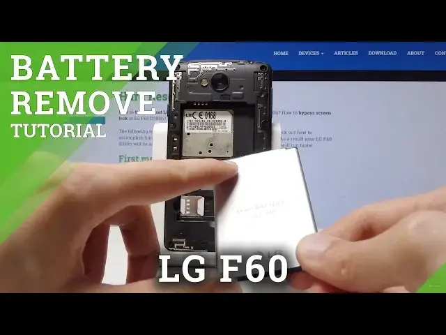 Video thumbnail for How to Remove Battery from LG F60 - Open Back Cover / Force Restart