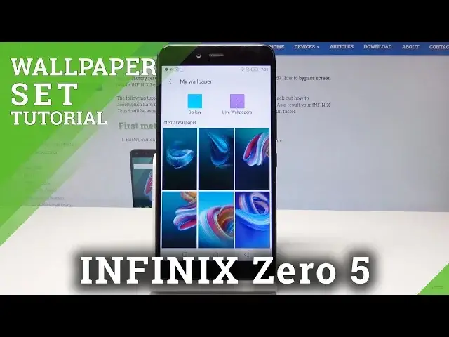 'Video thumbnail for How to Choose Wallpaper on INFINIX Zero 5 - Pick Image and Set Up Wallpaper'