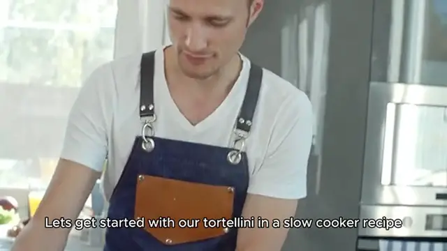 Video thumbnail for Tortellini in a Slow Cooker recipe