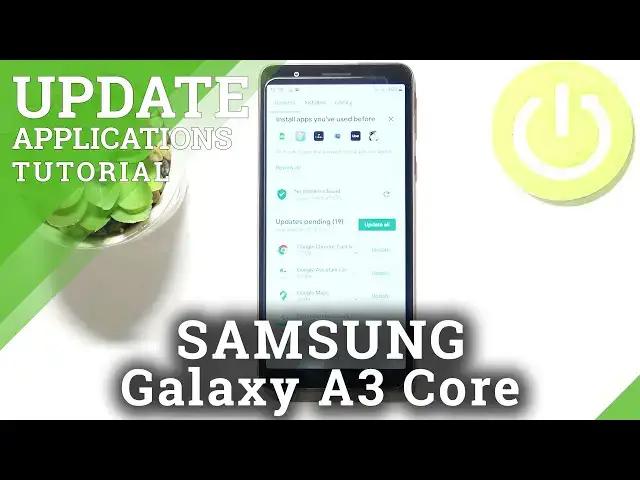 'Video thumbnail for How to Update Apps on SAMSUNG Galaxy A3 Core– Enable Auto Update Apps'