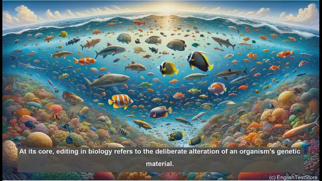 Video thumbnail for Editing in biology - meaning, definition and examples