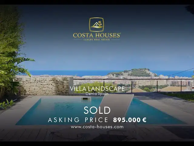 Video thumbnail for VILLA LANDSCAPE | MODERN HOUSE with panoramic Seaviews in Denia Costa Blanca Spain by COSTA HOUSES ®