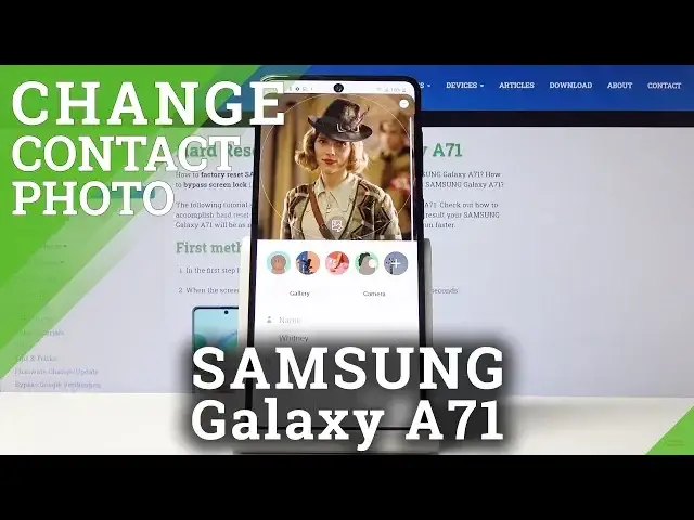 'Video thumbnail for How to Add Photo to Contact in Samsung Galaxy A71 – Personalize Contacts'