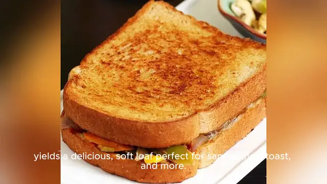 Video thumbnail for sandwich bread recipe