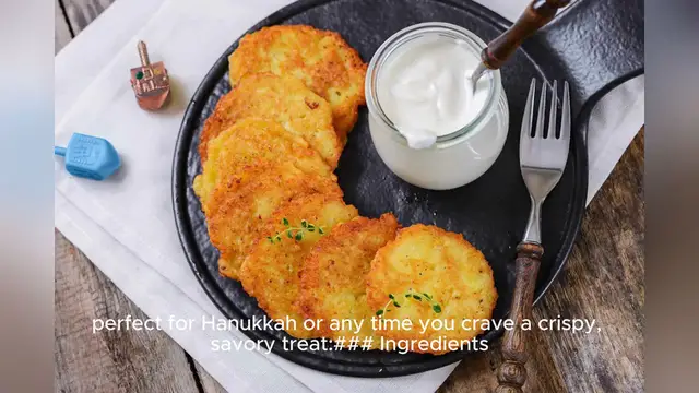 Video thumbnail for latke recipe