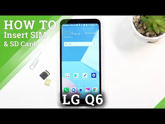 'Video thumbnail for How to Insert SIM & SD Card in LG Q6 – Apply SIM and Memory Card'