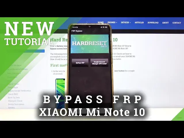 'Video thumbnail for How to Unlock FRP on XIAOMI Mi Note 10 – Bypass Google Verification'