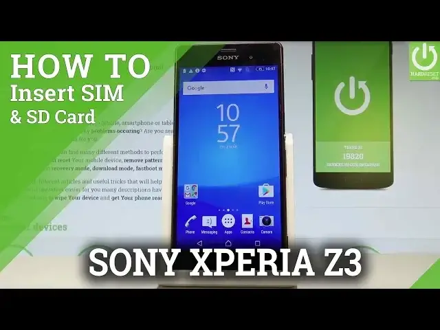 Video thumbnail for How to Insert SIM and SD Card in SONY Xperia Z3 |HardReset.info