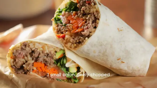 Video thumbnail for Beef Burrito Recipe