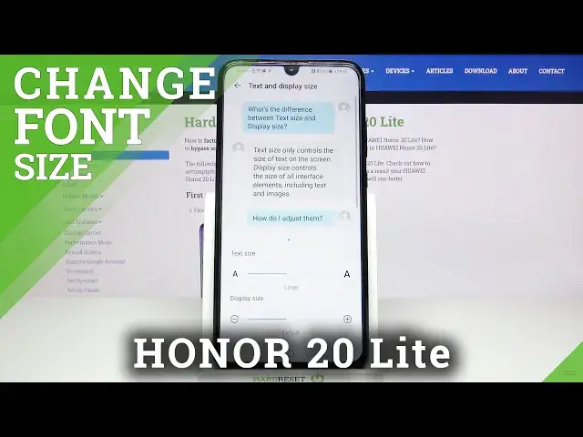 'Video thumbnail for How to Change Font Size in Honor 20 Lite?'