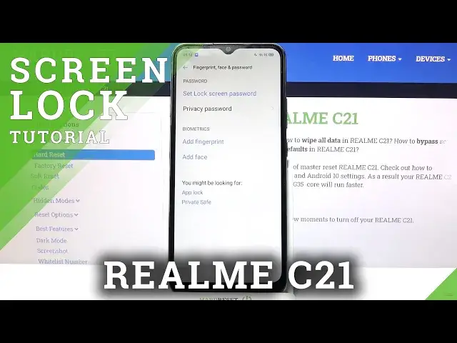 'Video thumbnail for How to Use Screen Lock on REALME C21 – Set Up Screen Lock'