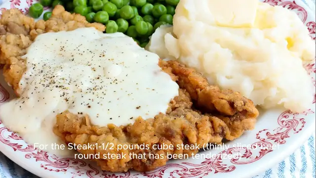 Video thumbnail for Country fried steak recipe