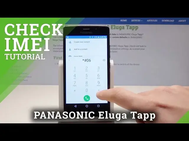 'Video thumbnail for IMEI Number PANASONIC Eluga Tapp - IMEI & Serial Number Location'