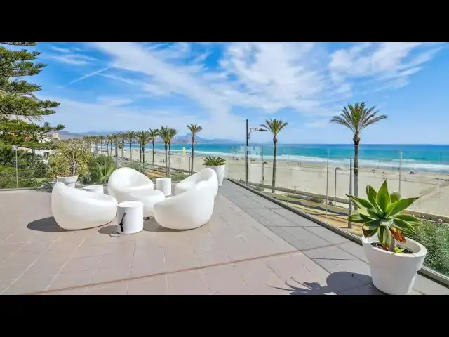 Video thumbnail for ❶ En venta LUJOSO ATICO DUPLEX EN PRIMERA LINEA en la Playa de Muchavista · Alicante Costa Blanca