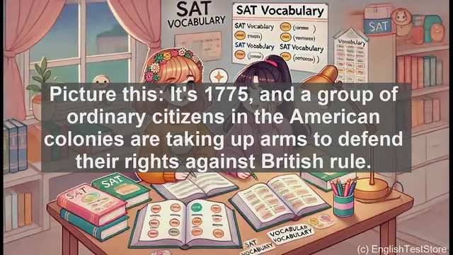 Video thumbnail for 5000 Must Know SAT Vocabulary - What Is a Militia? Key SAT Vocabulary Explained