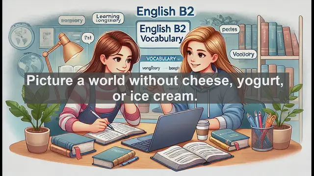 Video thumbnail for 1500 Must Know CEFR B2 Vocabulary - Dairy: Essential Vocabulary for B2 English Learners