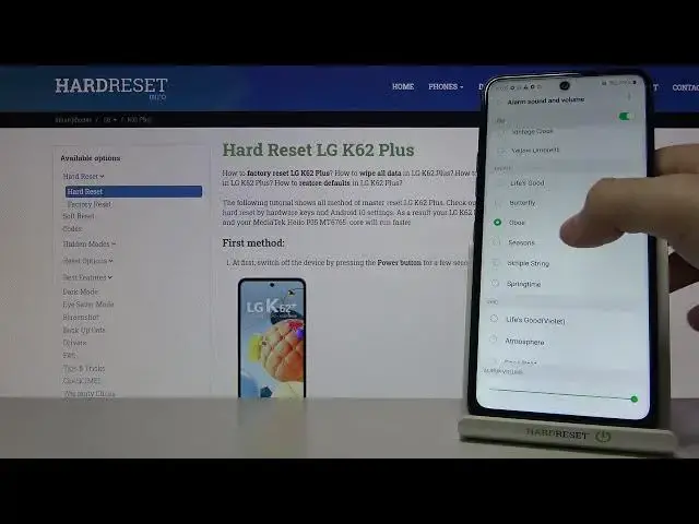 Video thumbnail for LG K62 Plus - Listen All Elegant Alarm Sounds