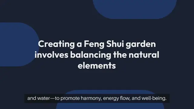 Video thumbnail for How To Create A Feng Shui Garden